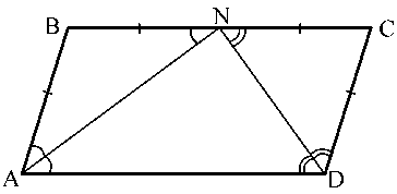 На стороне cd параллелограмма